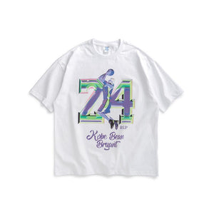 Kobe No. 24 jersey loose short-sleeved T-shirt