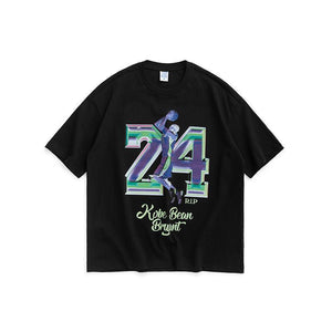 Kobe No. 24 jersey loose short-sleeved T-shirt