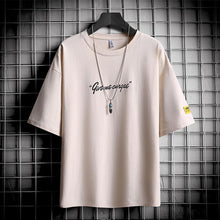 将图片加载到图库查看器，Men&#39;s T-shirt with ice silk bottoming shirt
