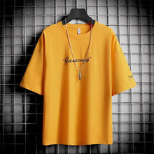 将图片加载到图库查看器，Men&#39;s T-shirt with ice silk bottoming shirt
