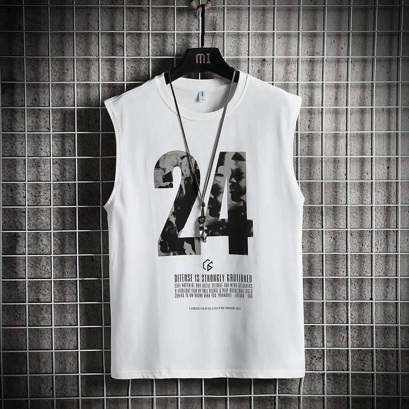 Memorial Kobe No. 24 jersey sleeveless t-shirt waistcoat