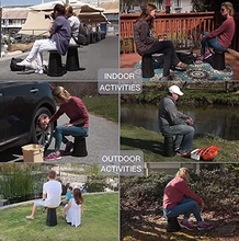 将图片加载到图库查看器，Portable Folding Stool- Blow Your Mind
