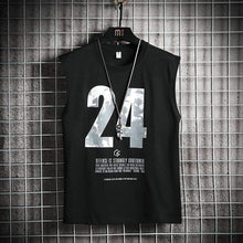 将图片加载到图库查看器，Memorial Kobe No. 24 jersey sleeveless t-shirt waistcoat

