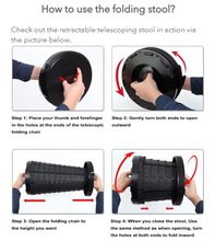 将图片加载到图库查看器，Portable Folding Stool- Blow Your Mind

