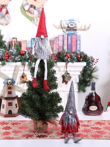 Christmas Gnome Wine Bottle Decoration Set