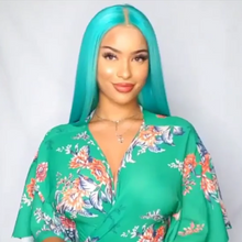 将图片加载到图库查看器，Sky blue long straight
