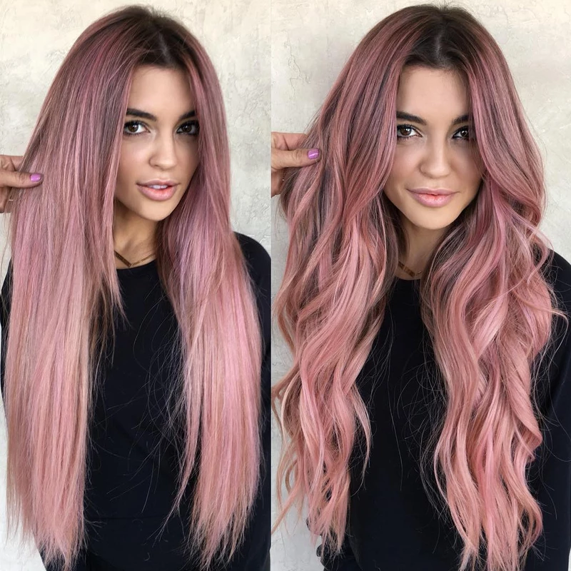 Ni kki pink ketter wig