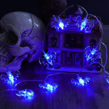 将图片加载到图库查看器，LED Halloween Pumpkin Spider Bat Skeleton String Light - 1203
