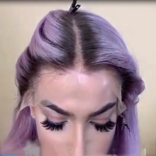将图片加载到图库查看器，Luxury lavender purple wig
