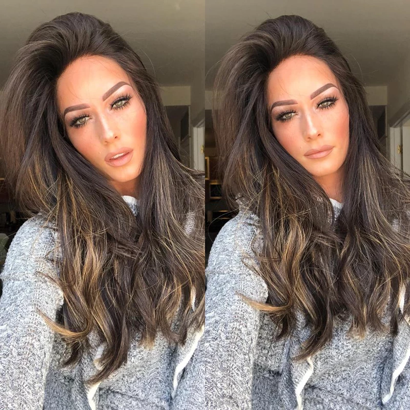 Black with brown long