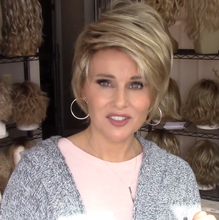 将图片加载到图库查看器，Personality dark gold short wig
