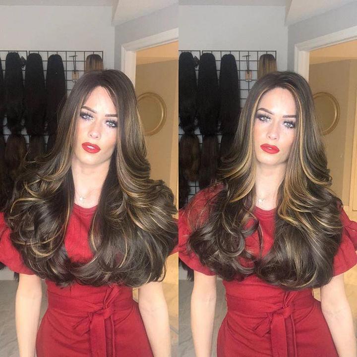 2019 new brown wig