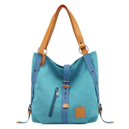 2020 fashion canvas female designer large capacity casual shoulder bag - 1203