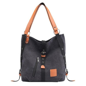 2020 fashion canvas female designer large capacity casual shoulder bag - 1203