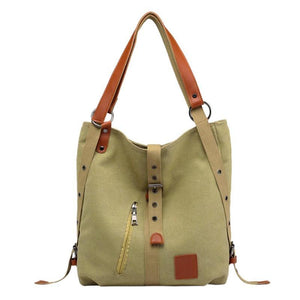 2020 fashion canvas female designer large capacity casual shoulder bag - 1203