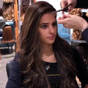 2019 Brown black wig