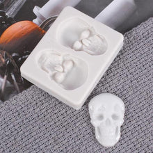 将图片加载到图库查看器，3D Skull Cake Mold - 1203
