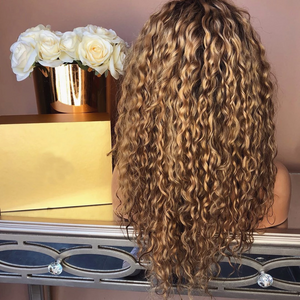 Brown wave curl long