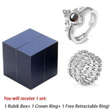 将图片加载到图库查看器，【Buy 1 Get 1 Free】Creative S925 Silver Ring, Bracelet And Puzzle Jewelry Box - A pot of wine
