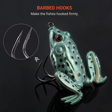 将图片加载到图库查看器，Rubber Frog Fishing Bait-Realistic Frog Bait

