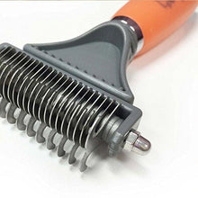 将图片加载到图库查看器，Dematting Comb with 2 Sided Professional Grooming Rake for Cats &amp; Dogs
