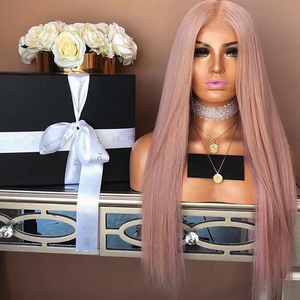 Light pink long straight