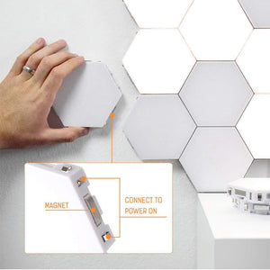 DIY Modular Lighting with Touch Detection--Hexagonal Quantum LED Wall Light