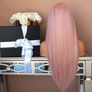 Light pink long straight