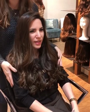 将图片加载到图库查看器，Dark brown fashion wig
