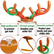 将图片加载到图库查看器，Christmas Reindeer Antler Ring Toss Game
