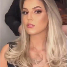 将图片加载到图库查看器，Super soft and smooth golden wig
