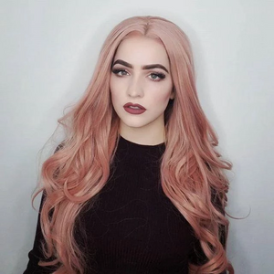 Coral Doll Pink wig