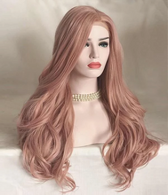 将图片加载到图库查看器，Coral Doll Pink wig
