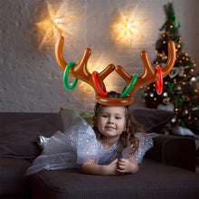 将图片加载到图库查看器，Christmas Reindeer Antler Ring Toss Game
