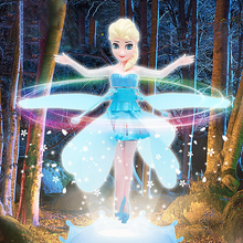 将图片加载到图库查看器，Ice Princess Induction vehicle- A floating fairy who can fly by remote control
