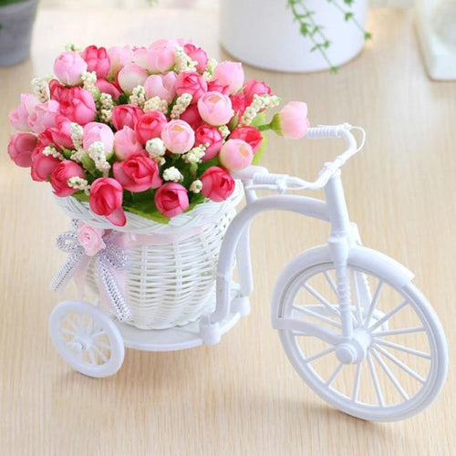 Bicycle simulation flower creative home - 1203