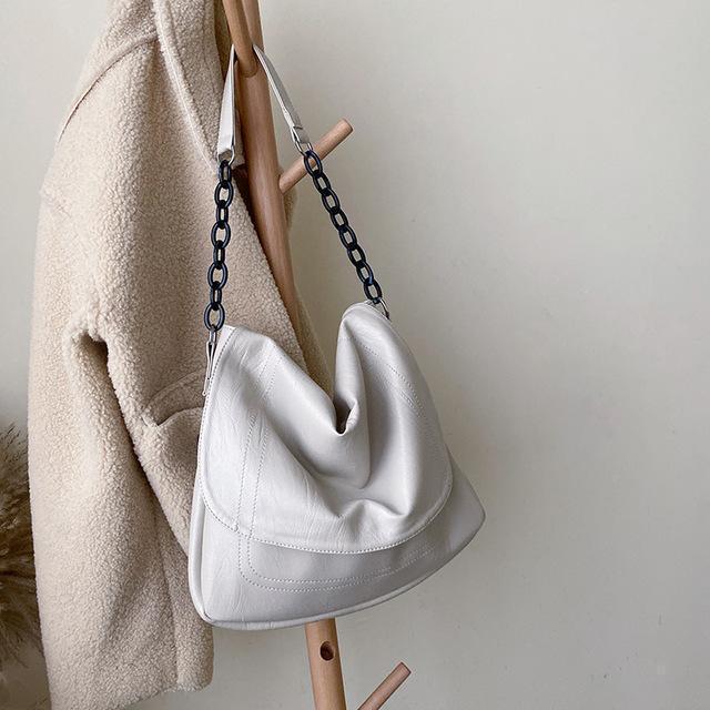 Women's shoulder bag black travel handbag