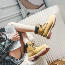 将图片加载到图库查看器，Couple style Martin boots fashion trend platform boots - 1203
