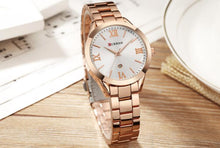将图片加载到图库查看器，Golden Ladies Women&#39;s Bracelet Steel Watch - 1203
