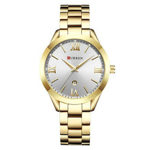 将图片加载到图库查看器，Golden Ladies Women&#39;s Bracelet Steel Watch - 1203
