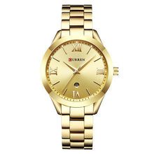 将图片加载到图库查看器，Golden Ladies Women&#39;s Bracelet Steel Watch - 1203
