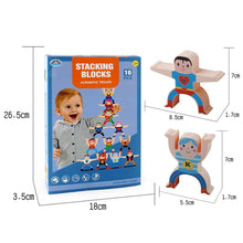 将图片加载到图库查看器，Hercules Stacking Blocks Balancing Toy
