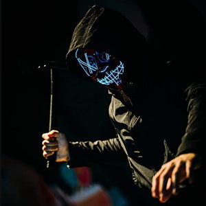 (🔥 HOT SALE 🔥) LED Halloween Mask - 1203