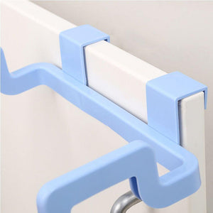 1Pcs Kitchen Gadgets Cabinet Door Garbage Bag Shelf Kitchen Tools Rack Hanging Storage Trash Rack Kitchen Accessories Goods