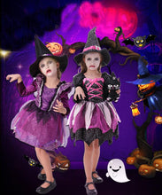 将图片加载到图库查看器，Happy Halloween girl witch costume - 1203
