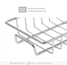 将图片加载到图库查看器，Kitchen Faucet Sponge Holder Stainless Steel Drainer Hanging Shelf Soap - 1203
