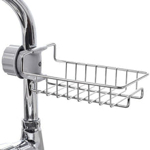 将图片加载到图库查看器，Kitchen Faucet Sponge Holder Stainless Steel Drainer Hanging Shelf Soap - 1203
