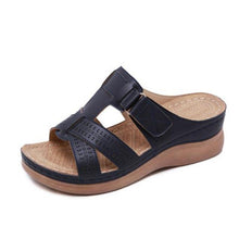 将图片加载到图库查看器，Ladies Summer Comfortable Retro Low Heel Sandals - 1203

