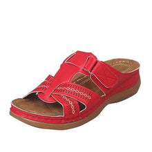 将图片加载到图库查看器，Ladies Summer Comfortable Retro Low Heel Sandals - 1203
