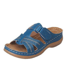 将图片加载到图库查看器，Ladies Summer Comfortable Retro Low Heel Sandals - 1203
